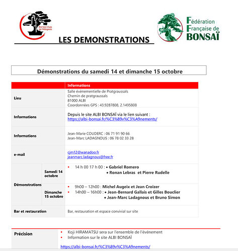 Démonstrations