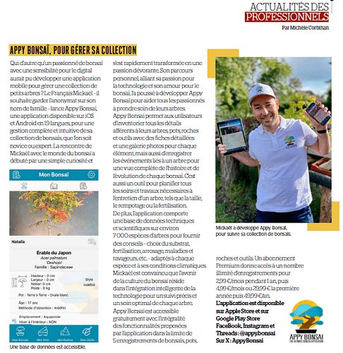 Article Esprit Bonsai n130