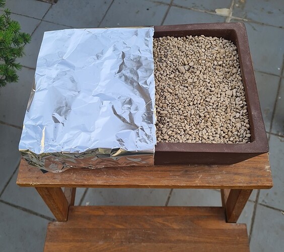 installation pot papier alu